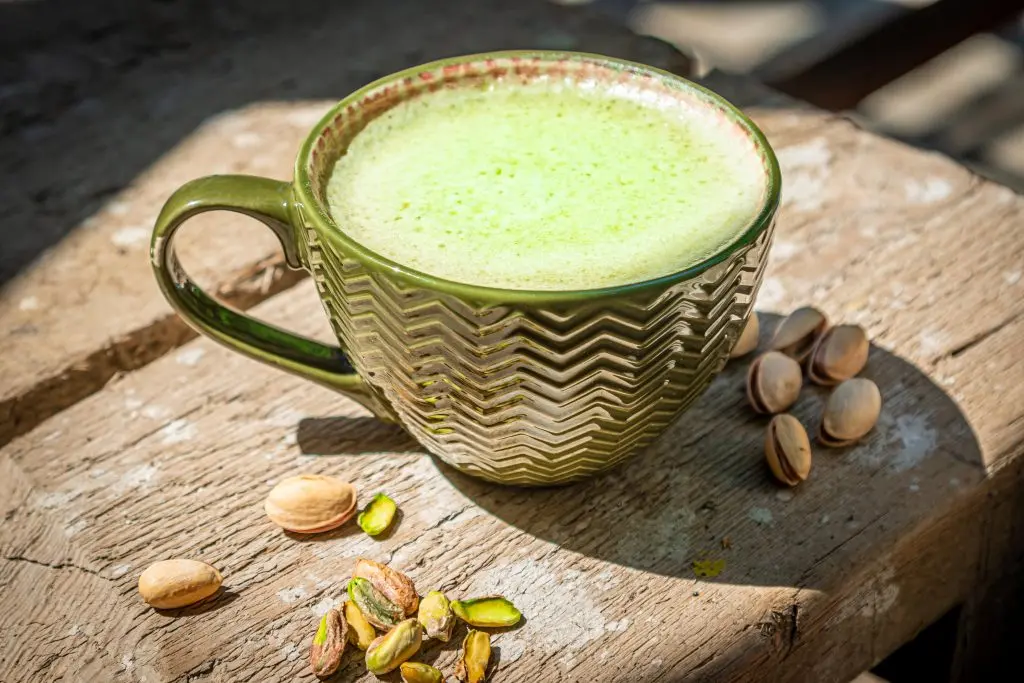 antep fıstıklı latte kahve