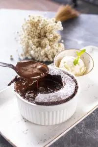 kahve çikolatalı sufle